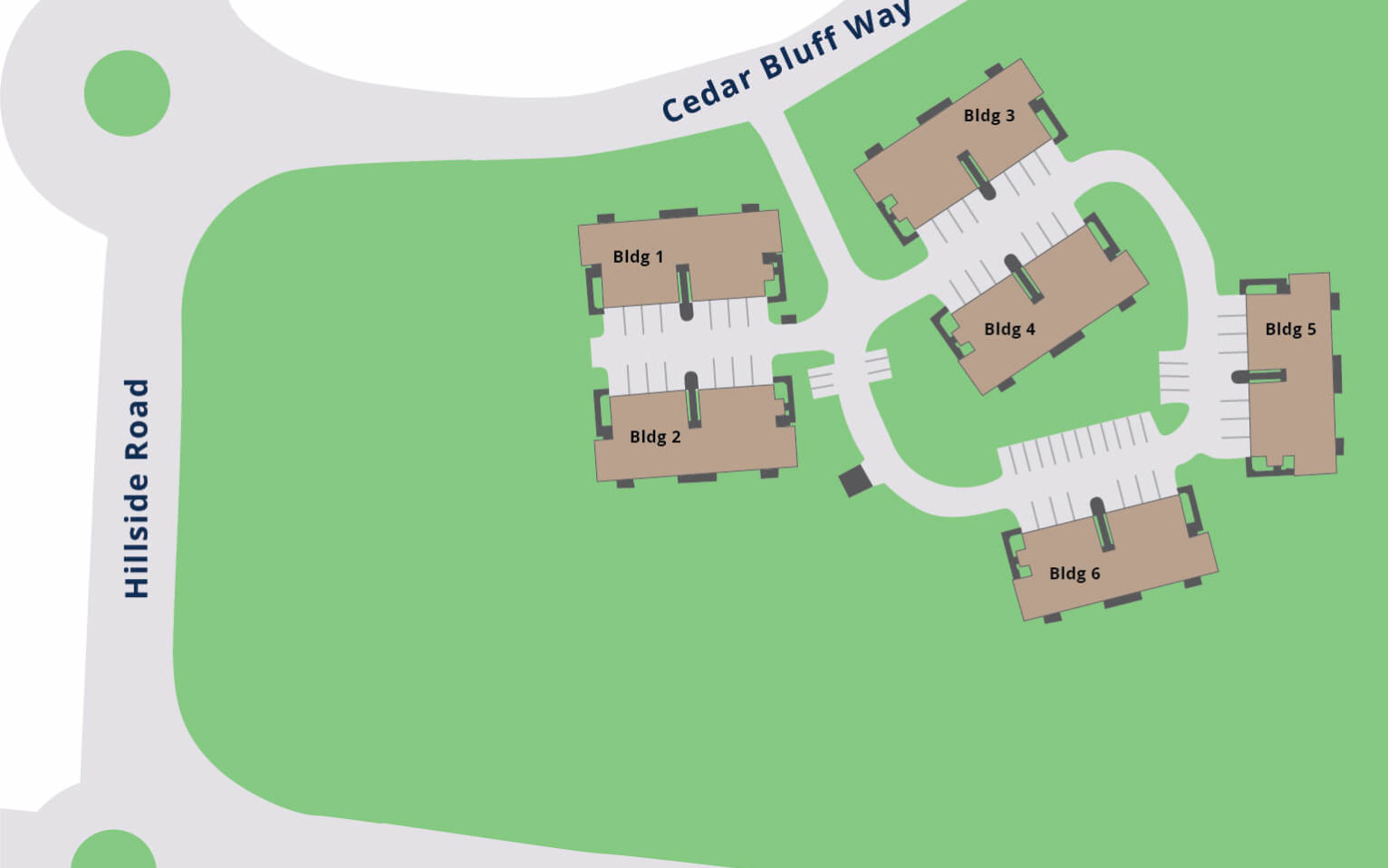 Ridge View Terrace lot map 2020