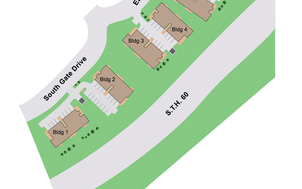 Powder Hill Terrace lot map