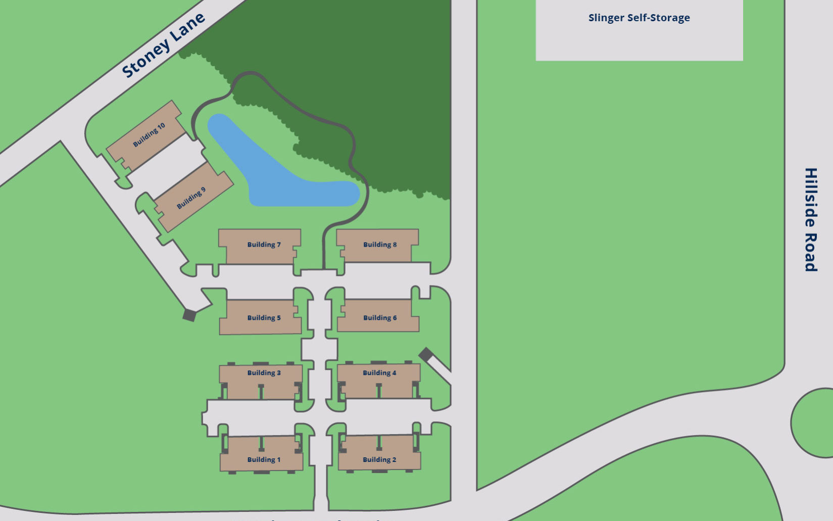 Stonefield Terrace Lot Map