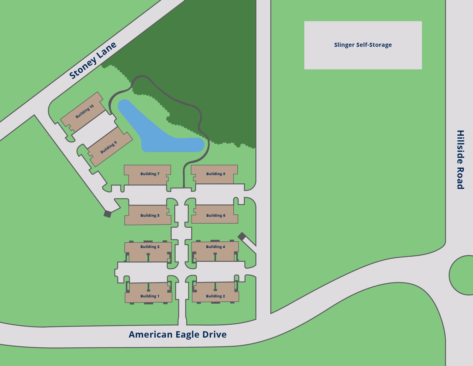 Stonefield Terrace Lot Map