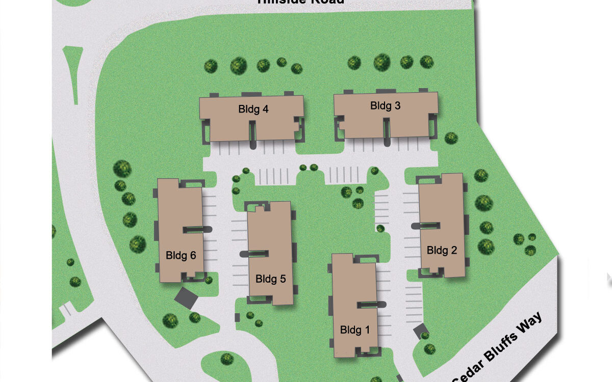 Hillside Ridge Lot Map