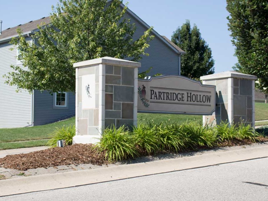 Partridge Hollow Subdivision Entrance