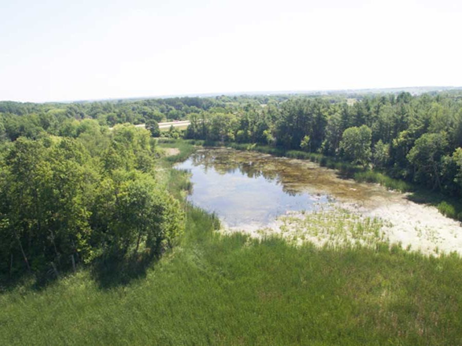 Stork Landing Subdivision Drone View